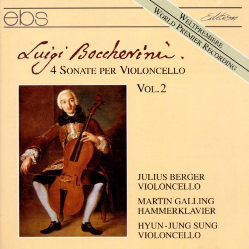 Boccherini / Julius Berger / Galling,Martin - Cello Sonatas: #6 in a; #9 in F; #10 in C Min, Etc [CD]