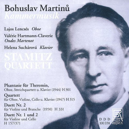 Martinu / Lencses / Sucharova / Stamitz Quartet - Chamber Music [CD]