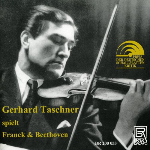 Beethoven / Franck / Taschner / Gieseking - Sonatas for Violin & Piano [CD]