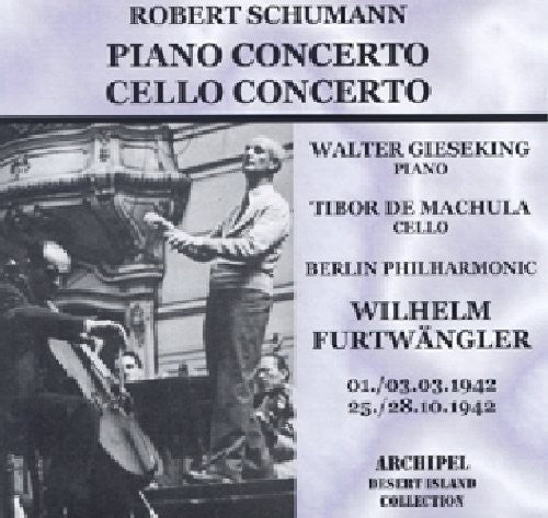 Schumann / Furtwangler - Klavierkonzert / w. Gieseking [CD]