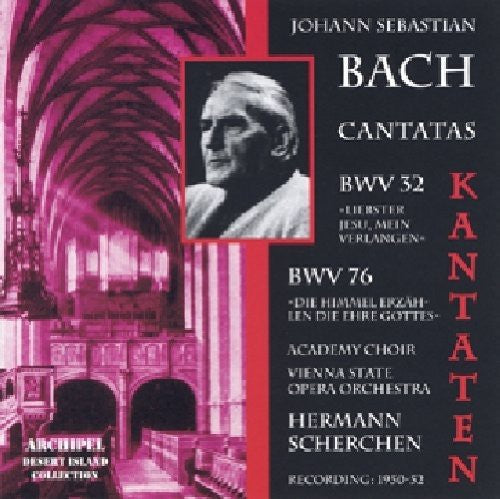 J Bach S / Scherchen - Kantaten BW 32 & BW 76 Liebste [CD]