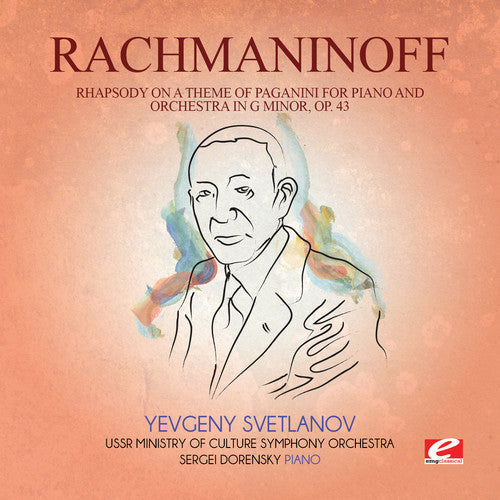 USSR Ministry of Culture Symphony Orchestra - Rhapsody on Theme Paganini Piano & Orch G Min [CD]