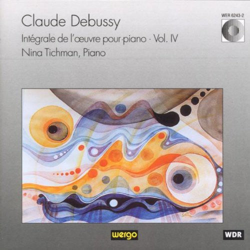 Debussy / Tichman - Works for Piano 4 Music CD