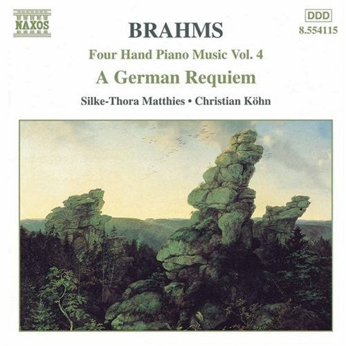Christian Kohn - Four Hand Piano Music 4 / German Requiem Op 45 [CD]