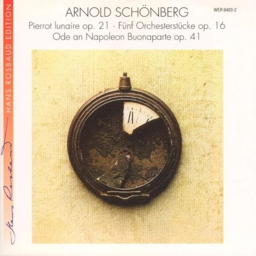 Hans Rosbaud / Swf-Sinfonieorchester - Schoenberg: Pierrot Lunaire - 5 Pieces Op.16 [CD]