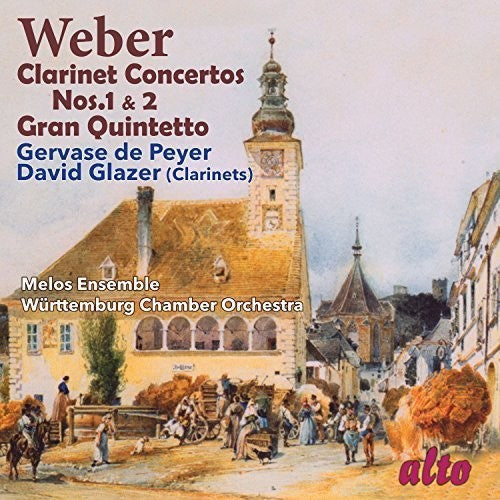 Weber / David Glazer / Gervase De Peyer - Clarinet Concertos Nos. 1 & 2 / Gran Quintetto [CD]