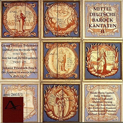 Telemann / Taubert / Chor Und Kammerchor Der Biede - Mitteldeutsche Barockkantaten 2 [CD]