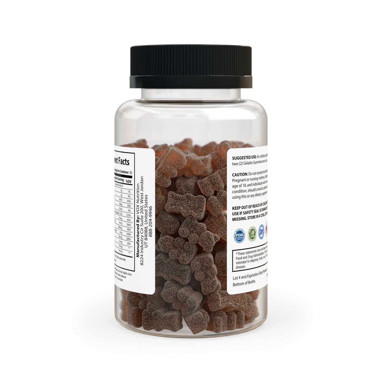 Multivra Multivitamin Gummies for Adults (60 Gummies)