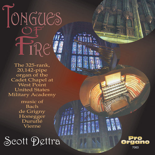 Scott Dettra - Tongues of Fire: Organ at West Point / Various [CD]