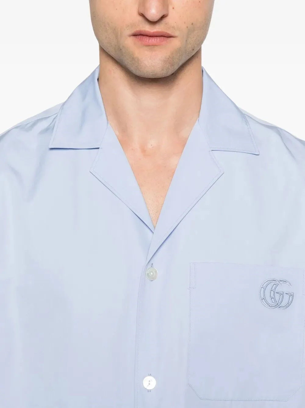 Gucci Men Heavy Cotton Popeline Shirt