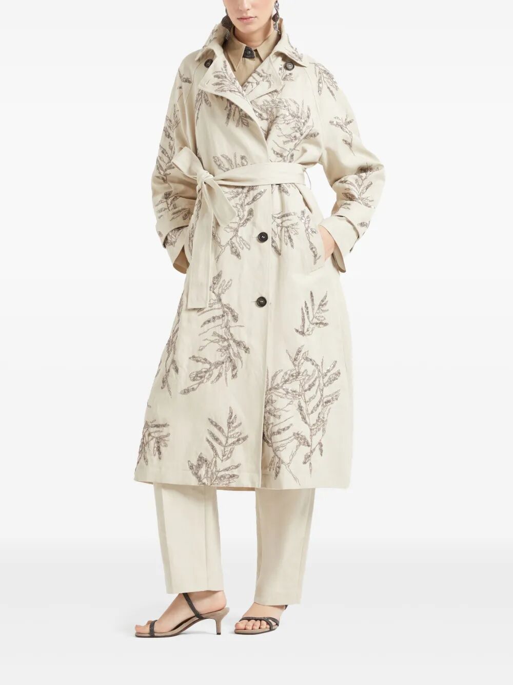 Brunello Cucinelli Women Regular Belt Trousers