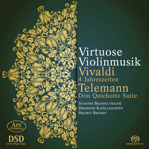 Telemann / Branny / Dresdner Kapellsolisten - Vivaldi & Telemann: Virtuose Violinmusik [CD]