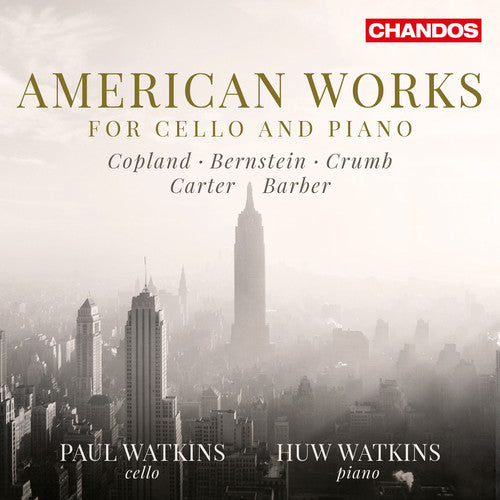 Barber / Paul Watkins / Watkins,Huw - American Works for Cello & Piano [CD]