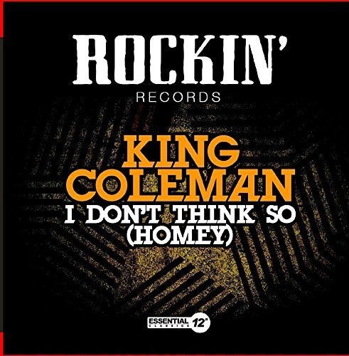 King Coleman - I Don't Think So (Homey) [CD]