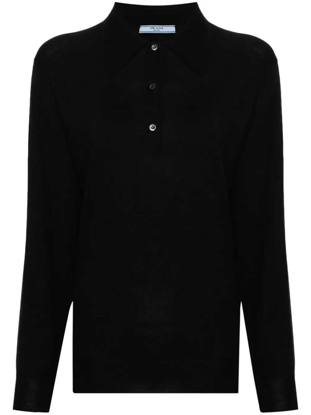 Prada Women Maglia Polo Maniche Lunghe