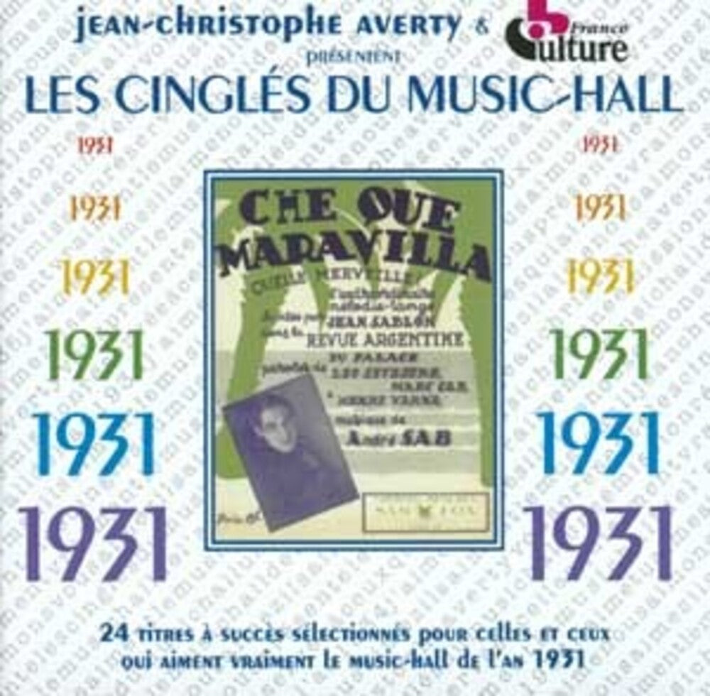 Various Artists - 1931 Les Cingles Du Music Hall [CD]