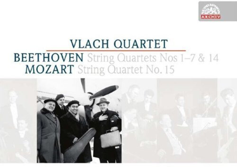 Beethoven / Mozart / Vlach Quartet - Beethoven: String Quartets Nos 1-7 & 14 / Mozart: String Quartet No 15 [CD]