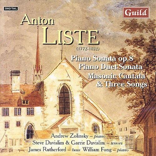 Anton Liste - Piano Sonata Op 8 / Piano Duet Sonata [CD]