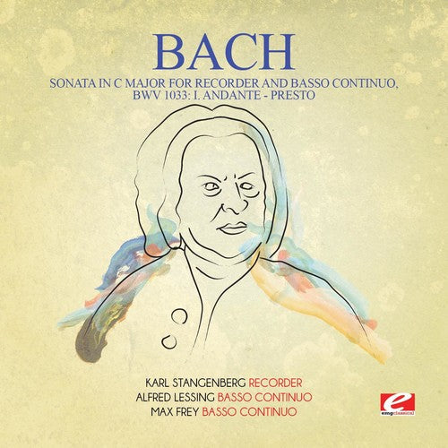 Karl Stangenberg - Sonata C Major for Recorder & Basso Continuo BWV 1 [CD]