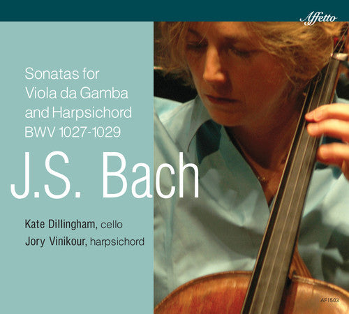 J Bach S / Dillingham,Kate / Vinikour,Jory - J.S. Bach: Sonatas for Viola Da Gamba & Harpsichod [CD]