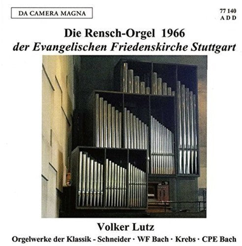 W Bach F / Lutz - W.F. Bach, Schneider, J. L. Krebs & C.P.E. Bach: Organ Music [CD]