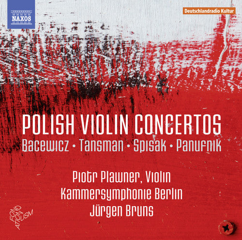 Bacewicz / Tansman / Piotr Plawner - Polish Violin Concertos [CD]