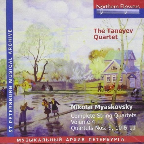 Taneyev Quartet - N. Miaskovsky - Complete String Quartets 4 [CD]