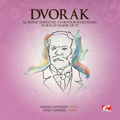 Dvorak - Slavonic Dance 6 Four Hand Piano B-Flat Maj 72 [CD]