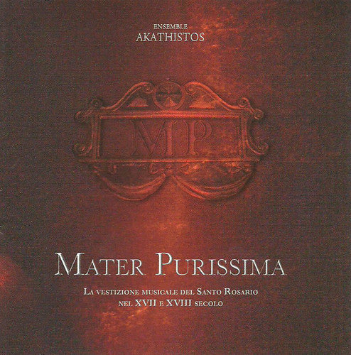 Ensemble Akathistos - Mater Purissima [CD]