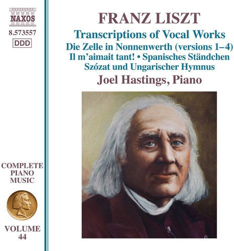 Liszt / Hastings - Franz Liszt: Transcriptions of Vocal Works [CD]