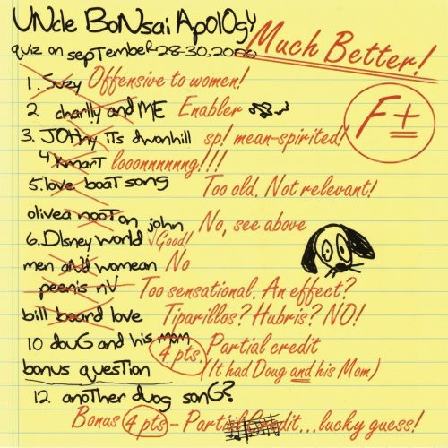 Uncle Bonsai - Apology Music CD