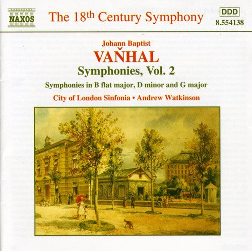 J.B. VANHAL - Symphonies B Flat Major D minor & G Major 2 [CD]