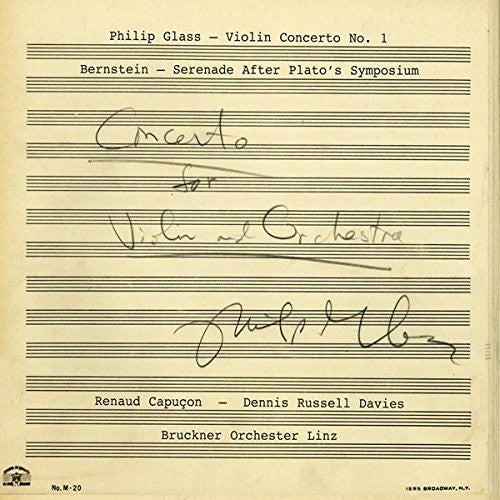 Glass / Bernstein / Renaud Capucon - Glass: Violin Concerto No.1; Bernstein: Serenade [CD]