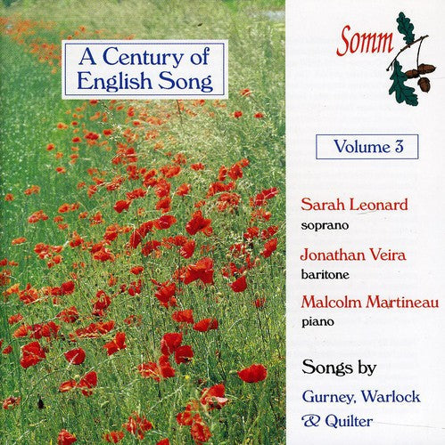 Jonathan Veira - Century of English Song 3 [CD]