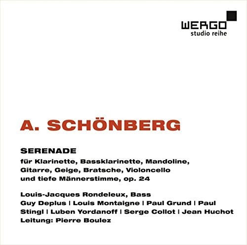 Pierre Boulez - Arnold Schonberg: Serenade 24 [CD]