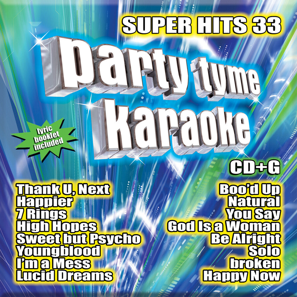 Party Time Karaoke - Super Hits 33 [CD]