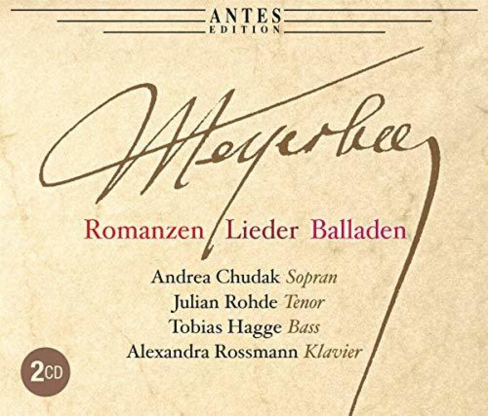 Meyerbeer / Chudak / Rossmann - Romanzen & Lieder & Balladen [CD]