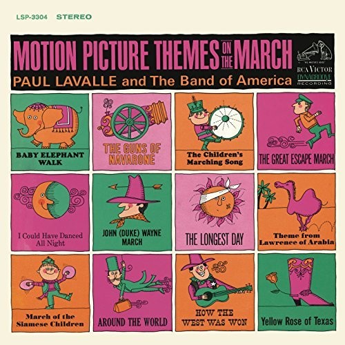 Paul Lavalle - Motion Picture Themes On the March [CD]