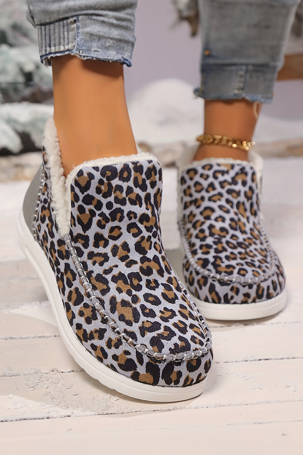 Madison Flat Winter Fur Boots