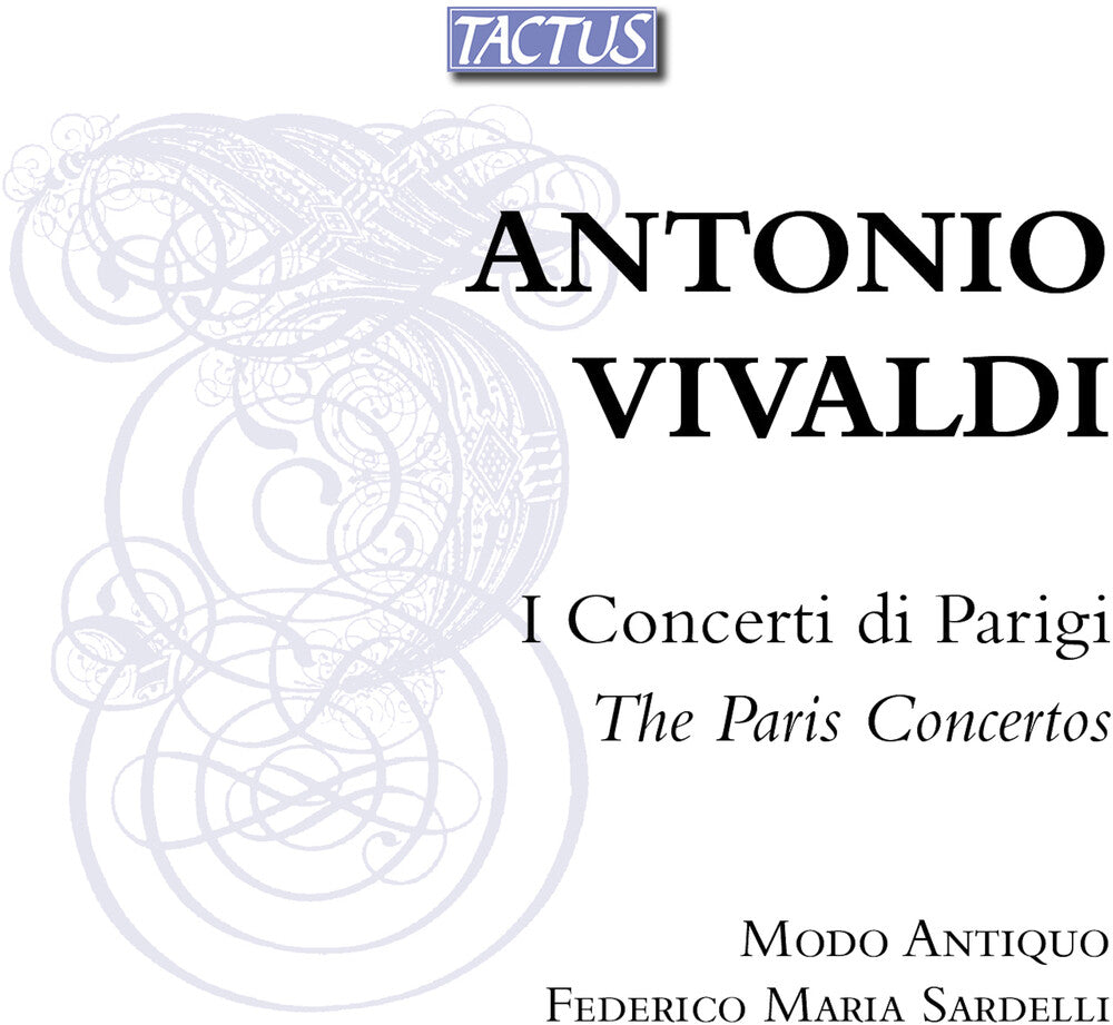 Vivaldi / Modo Antiquo / Sardelli - Paris Concertos [CD]