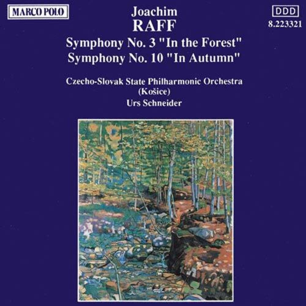 Raff / Cssr Po - Symphonies 3 & 10 [CD]