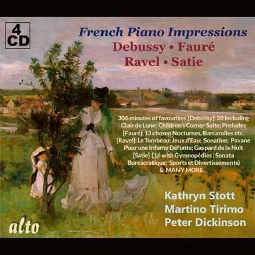 Kathryn Stott / Tirimo,Martino / Dickinson,Peter - French Piano Impressions / Debussy - Faure - Ravel - Satie [CD]