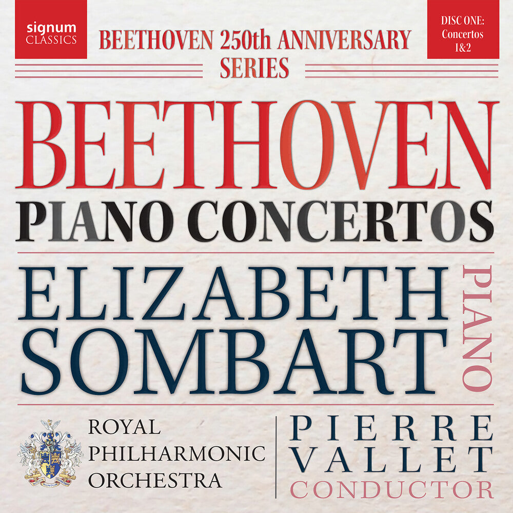 Beethoven / Sombart / Vallet - Piano Concertos 1 [CD]