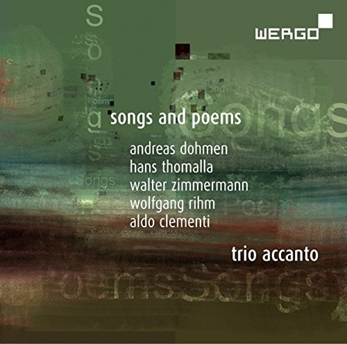 Zimmermann / Trio Accanto - Songs & Poems [CD]