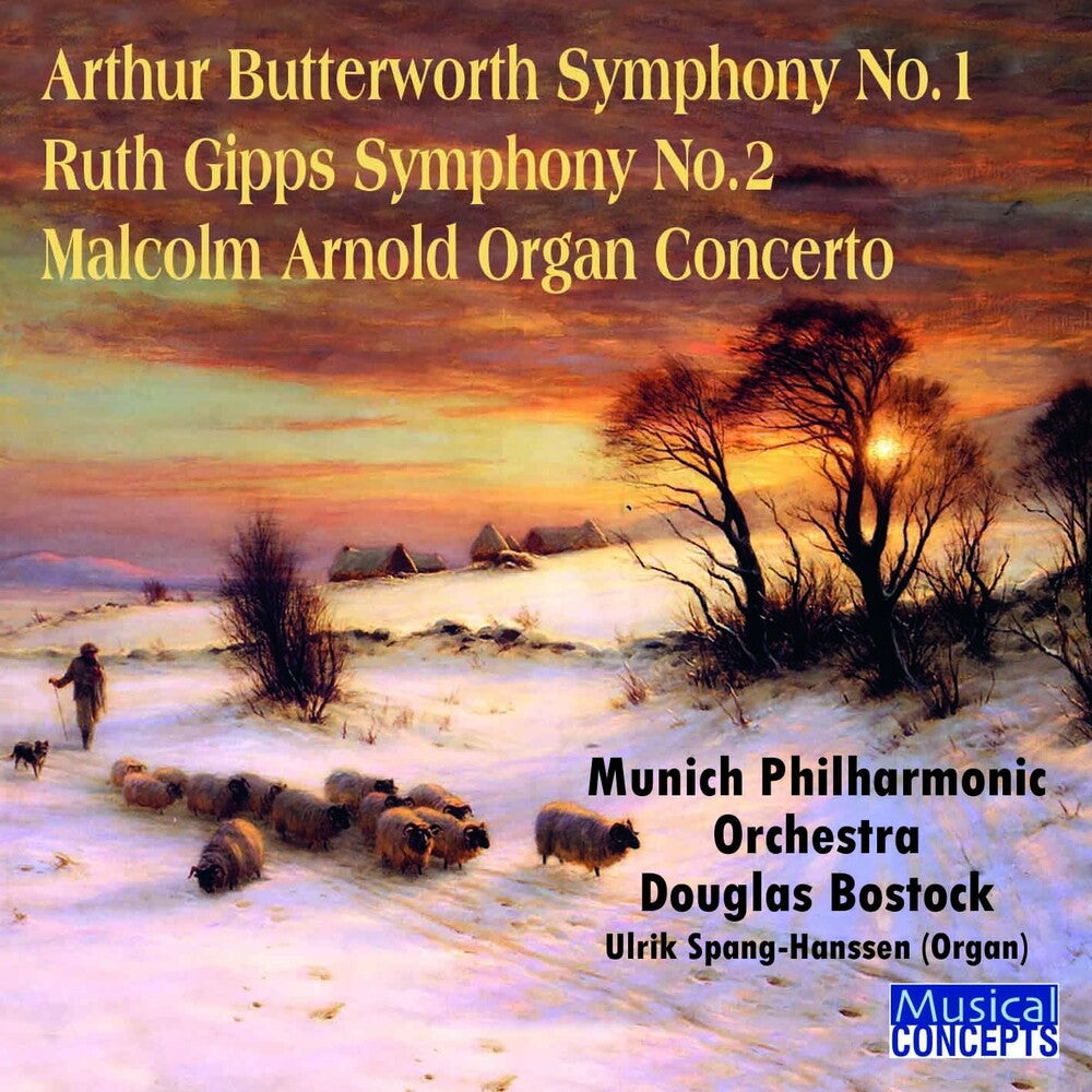 Munich Symphony Orchestra / Douglas Bostock - Arthur Butterworth Symphony No.1; Ruth Gipps Symphony No.2; Malcolm A [CD]