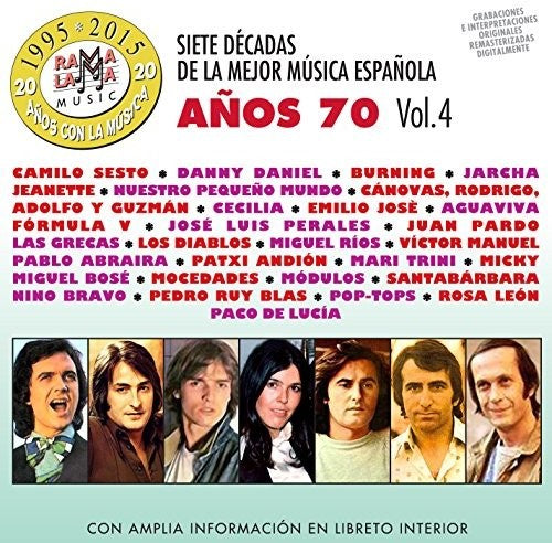 7 Decadas De La Mejor Musica Espanola Anos 70 V4 - 7 Decadas De La Mejor Musica Espanola Anos 70 Vol 4 / Various [CD]