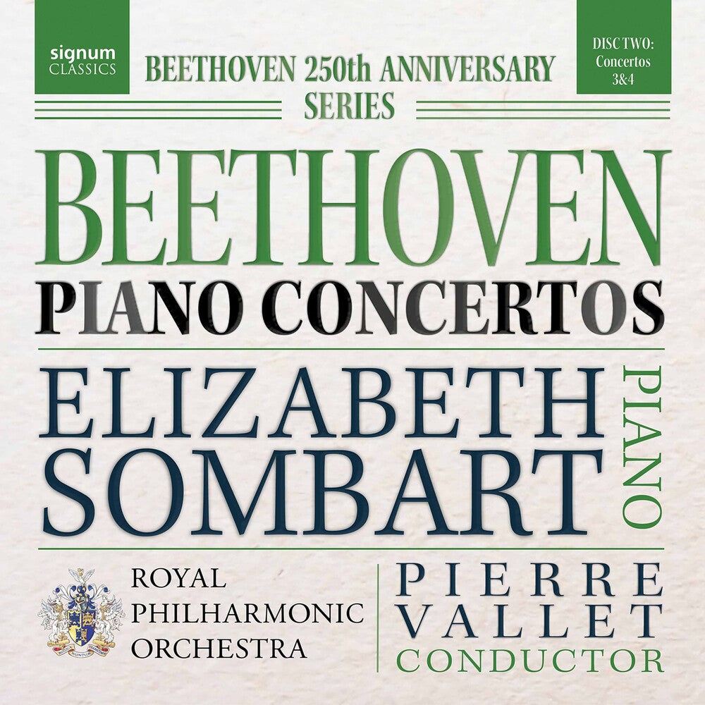 Beethoven / Sombart / Vallet - Piano Concertos 2 [CD]