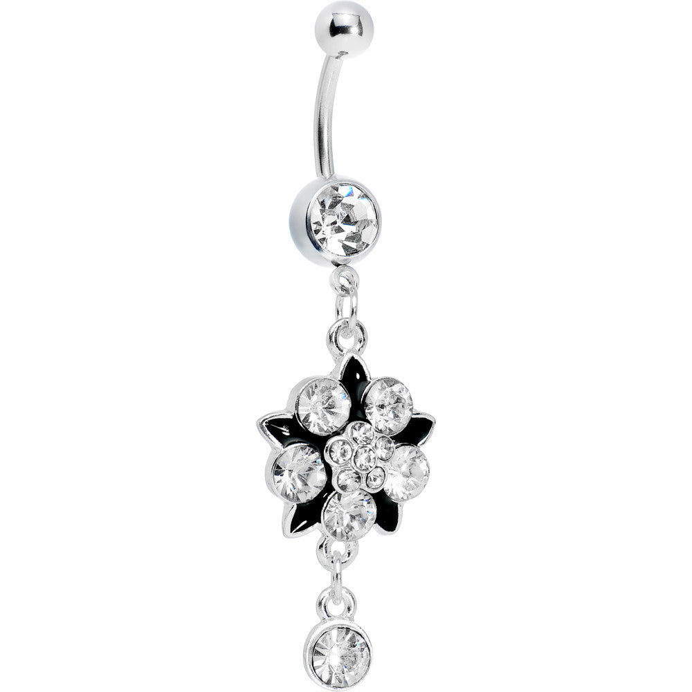 Gem Studded Star Belly Ring
