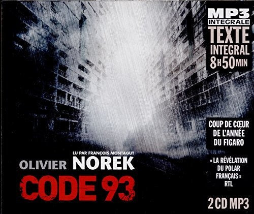 Olivier Norek - Code 93 [CD]