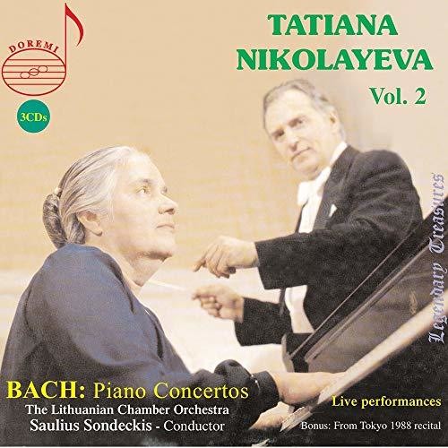 J Bach S / Nikolayeva / Senkov - Tatiana Nikolayeva Plays Bach Piano Concertos 2 [3 CD]